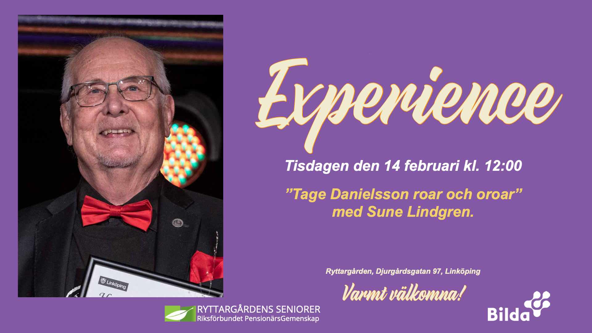 Experience 14 februari