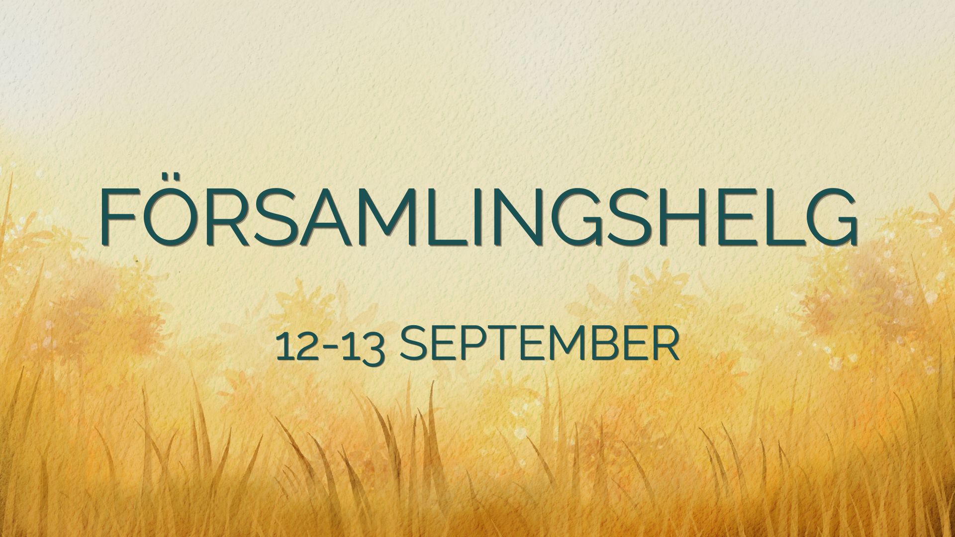 FÖRSAMLINGSHELG