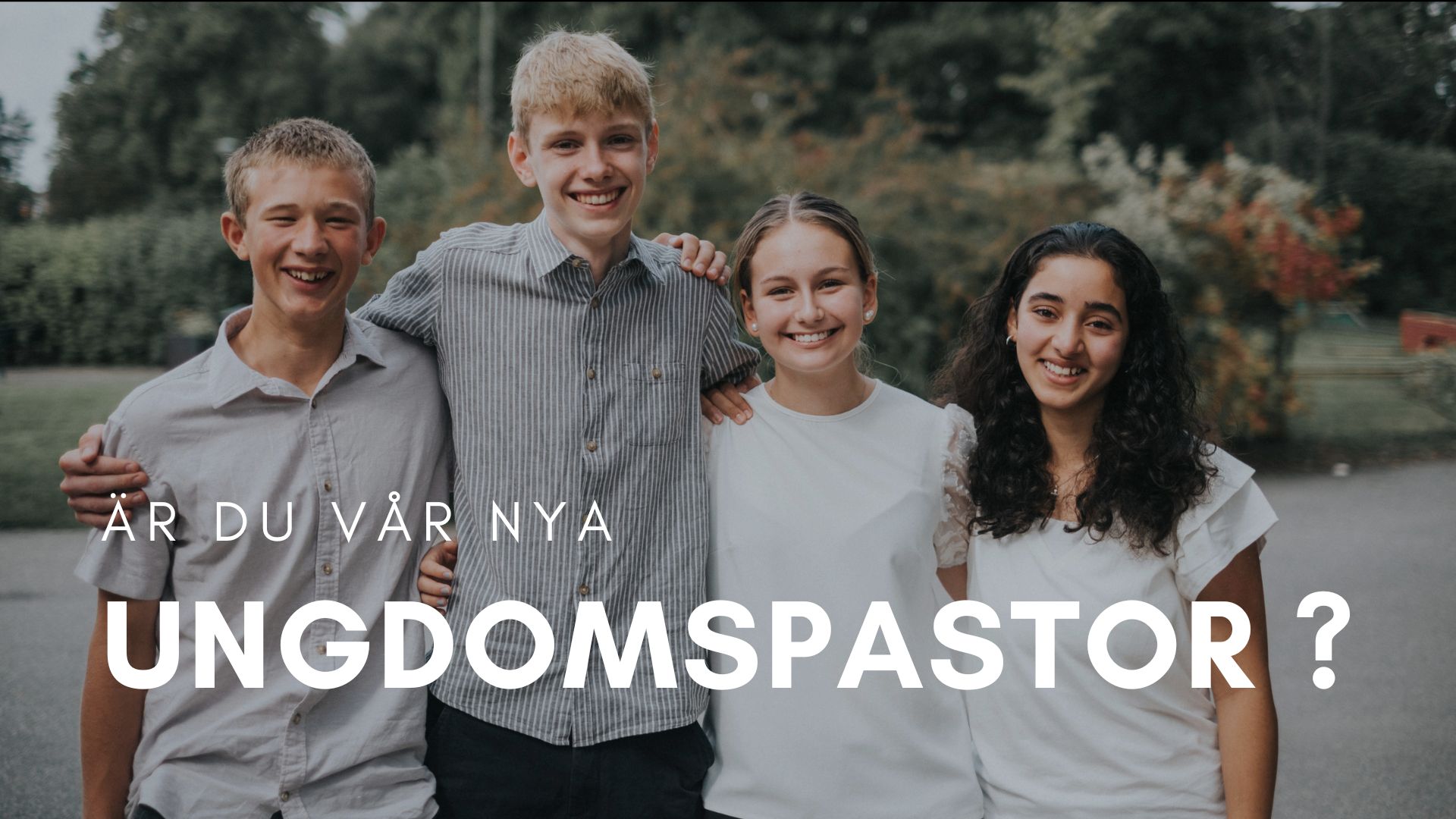 Ledig tjänst – Ungdomspastor